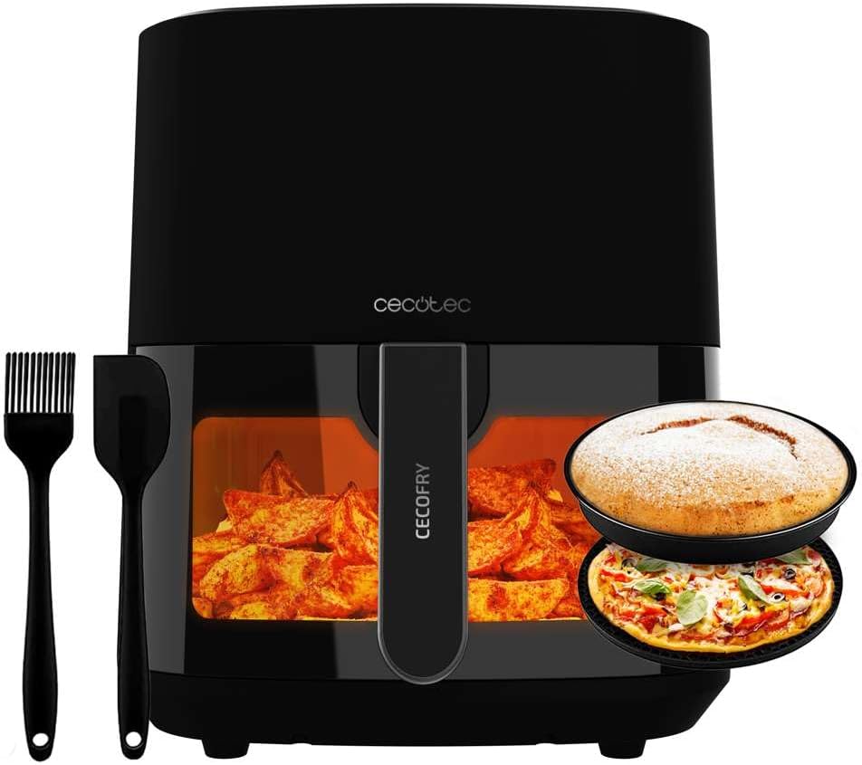 air-fryer-cecotec-cecofry-fantastik-window-5500-5.5-litres-noir