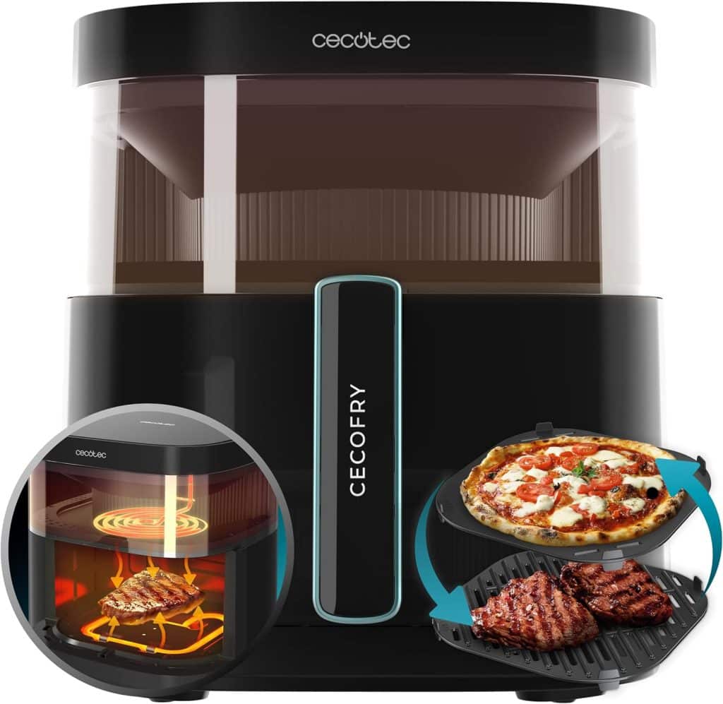 air-fryer-cecotec-duo-heat-6000-6-litres-noir
