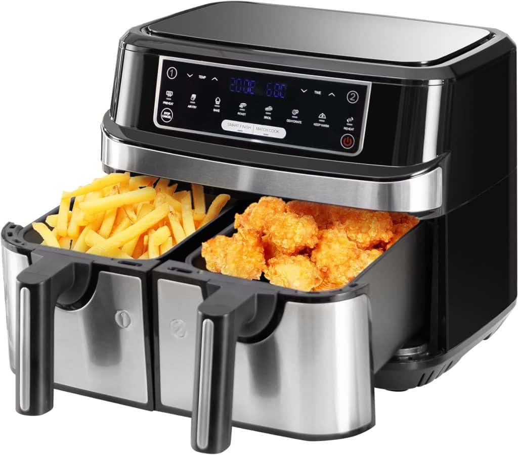 air-fryer-emphsism-kdf-5522dtw-9-litres-inox-noir