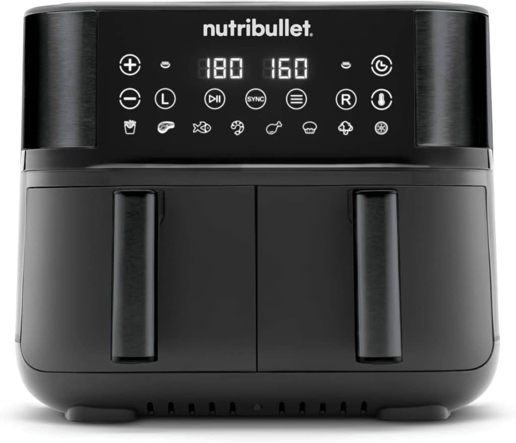 air-fryer-nutribullet-nba081b-double-bac-8-litres-noir
